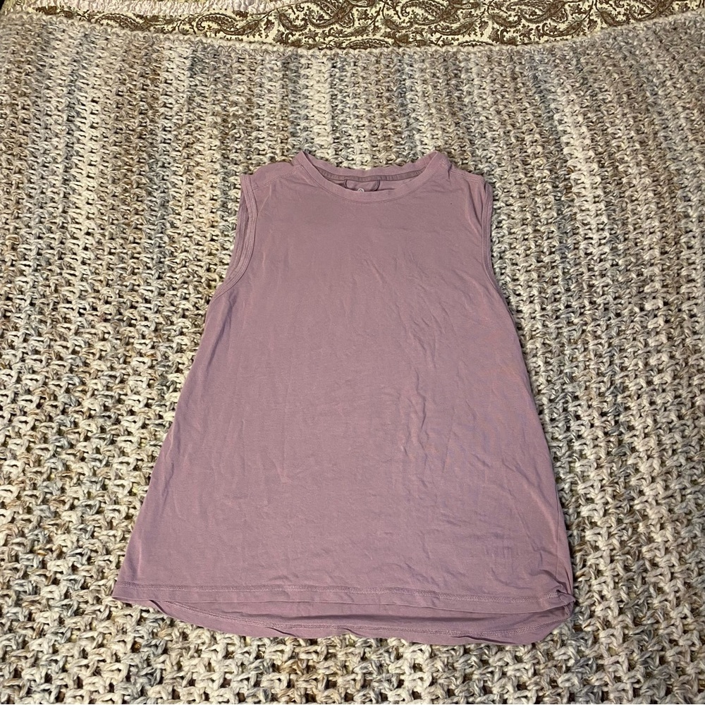 Men's Sleeveless Lavender Tank Top
